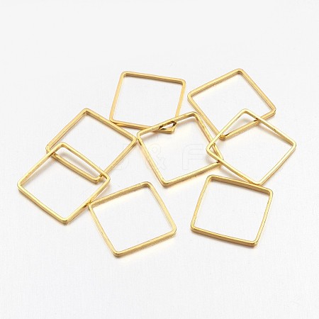 Square Brass Linking Rings EC0308mm-G-1