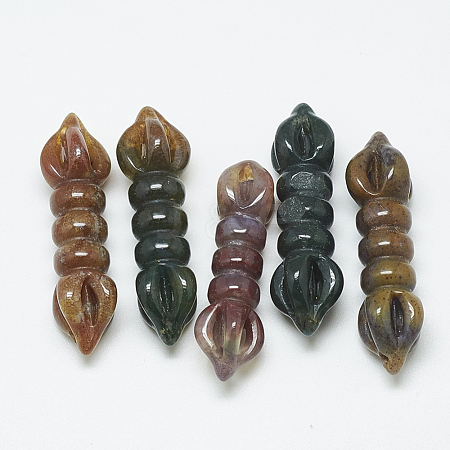 Natural Indian Agate Links connectors G-T122-13D-1