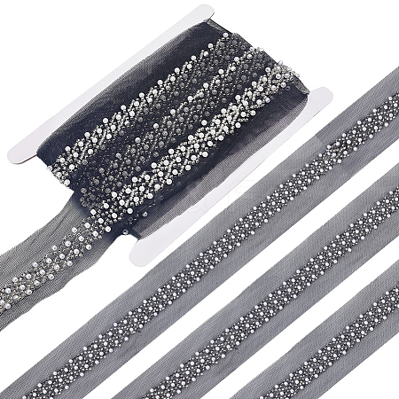 4Yards Polyester Lace Ribbon SRIB-GF0001-73A-01-1