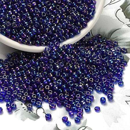 FGB 8/0 Grade A Round Glass Seed Beads SEED-Q010-3mm-F544-1