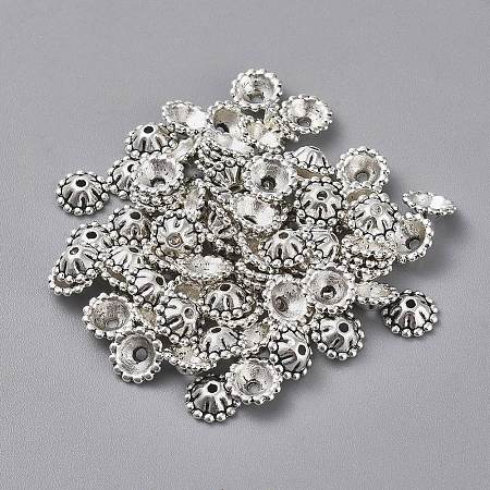 Tibetan Silver Bead Caps LS-AA131-1