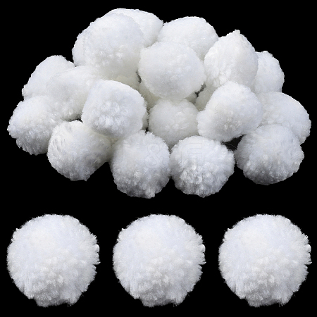 24Pcs Wool Soft Pompom Ball DIY-SC0031-31A-03-1