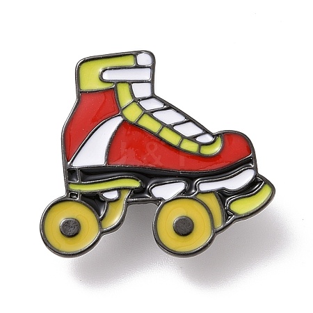 Skates Shoe Enamel Pin JEWB-G012-D01-1