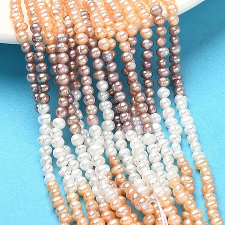 Natural Cultured Freshwater Pearl Beads Strands PEAR-C004-10-1