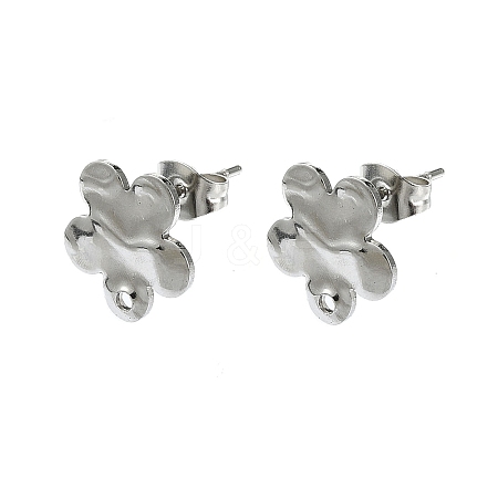 Non-Tarnish 304 Stainless Steel Stud Earring Findings LS-STAS-L024-003P-03-1