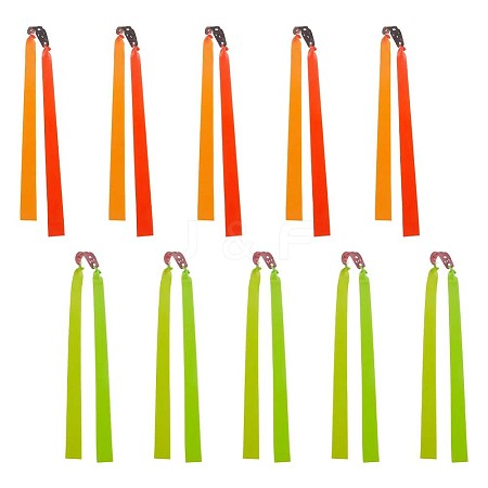 Gorgecraft 10Pcs 2 Colors Elastic Rubber Compatible with PU Leather Catapult FIND-GF0004-76-1