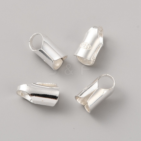 Sterling Silver Cord Ends STER-WH0015-22C-S-1