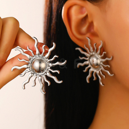Alloy Stud Earrings WG153F0-06-1