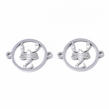 Tarnish Resistant 201 Stainless Steel Links connectors STAS-N087-22-11P-1