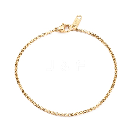 304 Stainless Steel Rolo Chain Bracelets BJEW-JB06029-1