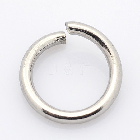 Tarnish Resistant 304 Stainless Steel Open Jump Rings STAS-E066-04-6mm-1