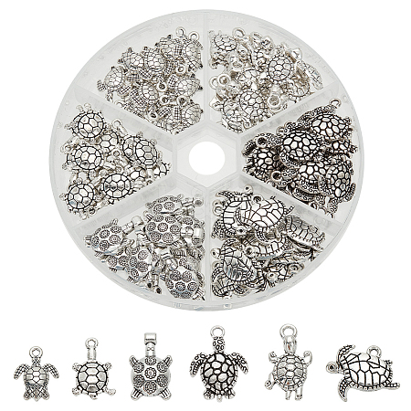 Tibetan Style Alloy Pendants TIBEP-PH0004-96AS-1