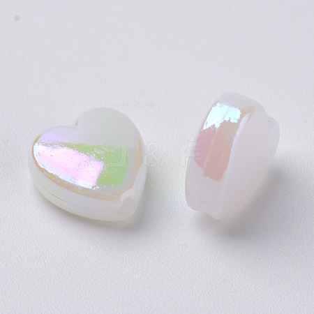 Eco-Friendly Opaque Acrylic Beads PL539-878-01-1