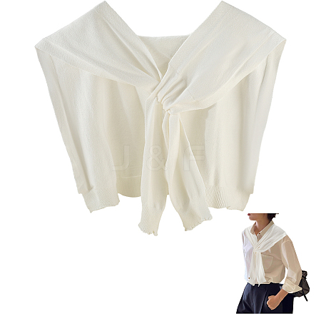 Polypropylene Sweater Shawl Wraps for Women AJEW-WH20080-27D-1