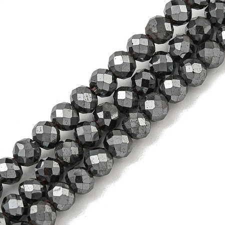 Non-magnetic Synthetic Hematite Beads Strands G-I365-16A-1