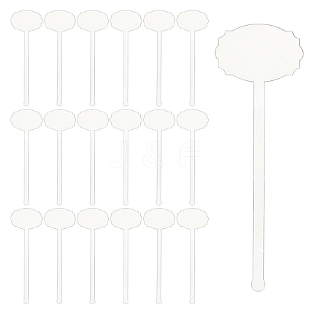 24Pcs Transparent Acrylic Stirring Rods AJEW-FG0003-15A-1