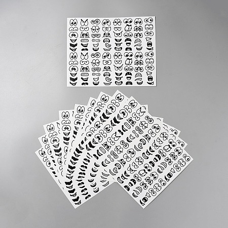 Eye Paper Self-adhesive Stickers DIY-WH0899-620B-1