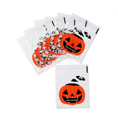 Halloween Theme Plastic Bakeware Bag ABAG-F007-02A-1