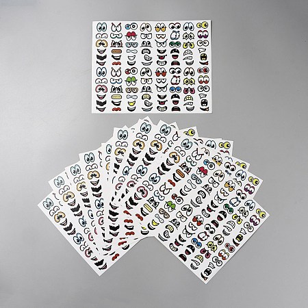 Eye Paper Self-adhesive Stickers DIY-WH0899-620A-1