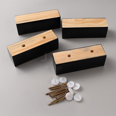 Oak Wood Rectangle Furniture Legs WD-WH5222-01A-1