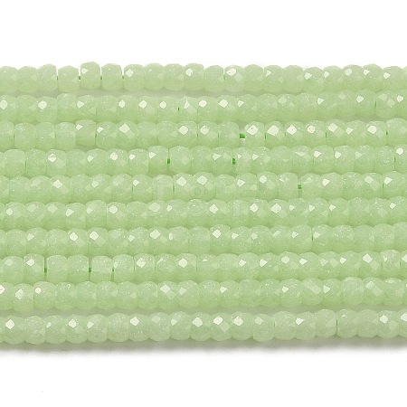 Synthetic Luminous Stone Beads Strands G-C086-01A-08-1