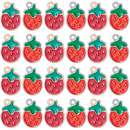 SUNNYCLUE 60Pcs 2 Styles Alloy Enamel Pendants ENAM-SC0003-87-1