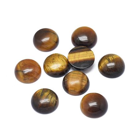 Natural Tiger Eye Cabochons X-G-G788-B-08-1