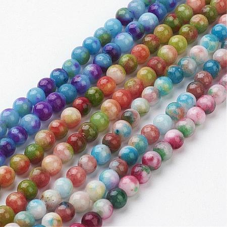 Jade Beads Strands G-D264-4mm-M-1