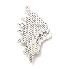 Retro Alloy Big Pendants TIBEP-L020-02AS-2