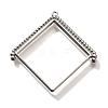 Alloy Open Back Bezel Pendants PALLOY-I223-08P-1