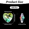 100Pcs Glass Charms GLAA-SP0001-69-2