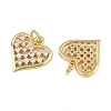 Brass Micro Pave Cubic Zirconia Pendants ZIRC-I367-11G-08-2