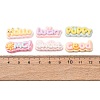 Opaque Resin Cabochons FIND-E058-08-3