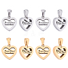 Unicraftale Mother's Day 304 Stainless Steel Charms STAS-UN0019-60-1