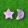 Natural Lilac Jade Healing Moon & Star Ornaments PW-WG13036-06-1