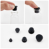 50Pcs 5 Styles Silicone Hole Plugs AJEW-GF0011-62D-5