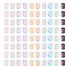 100G 10 Colors Transparent Spray Painted Glass Seed Beads SEED-TA0001-66-2