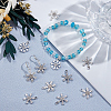 36Pcs 3 Styles Alloy Rhinestone Pendants FIND-SC0020-13-4