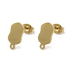 Ion Plating(IP) 304 Stainless Steel Stud Earring Findings STAS-I206-59G-1