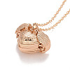 Alloy Multi Picture Photo Heart Locket Pendant Necklace for Women NJEW-M191-02KCG-2