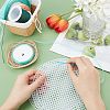 Resin Mesh Canvas Bag Sheets DIY-WH0260-14-4