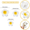 30Pcs 3 Styles Foam Artificial Frangipani Flower Aligator Hair Clips PHAR-SP0001-23A-2