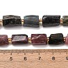 Natural Multicolor Tourmaline Beads Strands G-D110-H02-01-3