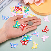 30Pcs 6 Colors Plastic Cabochons KY-TA0001-30-5