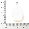 Cute Pig Theme Opaque Resin Pendants RESI-V005-007E-3