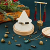 160Pcs 8 Styles Alloy Bead Cone & Caps FIND-FH0017-48-4