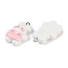 Rabbit Resin Pendants RESI-U004-02B-2