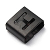 Ion Plating(IP) 304 Stainless Steel Square Slide Charms STAS-L132-04H-B-2