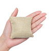 Kraft Hemp Pillow Holder for Jewelry Bracelet & Watch Displays X-BDIS-WH0002-01-3