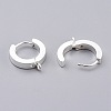 201 Stainless Steel Huggie Hoop Earrings Findings X-STAS-A167-01A-S-3